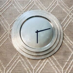 ⏰ Handcrafted Artisan Aluminum Wall Clock NWT